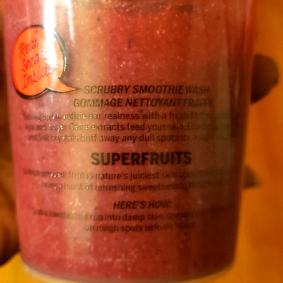 PINK Victoria Secrets Melon Scrub with Blueberry Seeds 10 oz - Picture 4 of 4